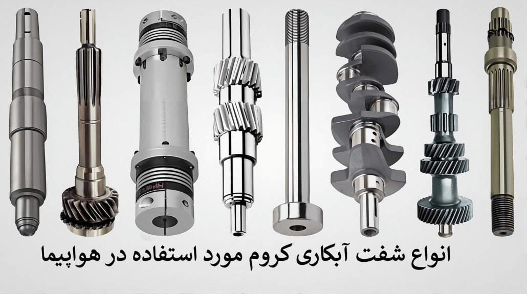 آبکاری کروم قطعات هواپیما