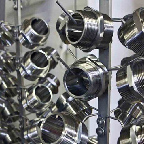 قطعه پس از آبکاری الکترولس نیکل فسفر
